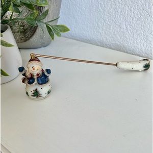 Snowman Candle Snuff